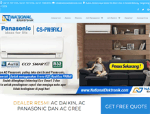 Tablet Screenshot of nationalelektronik.com